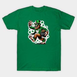 Paddy's Bigfoot Bonanza Festive Folklore Fusion T-Shirt